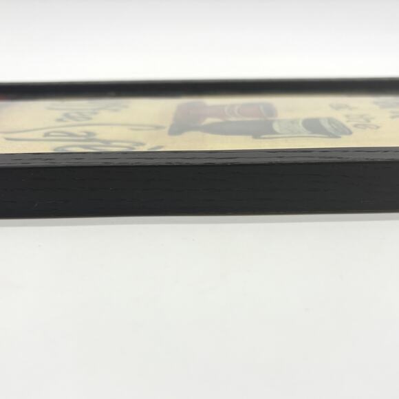 Perk Up Coffee Cafe Wall Hanging Kitchen Sign Picture 17.25x9 Wood Frame Java - Picture 4 of 7